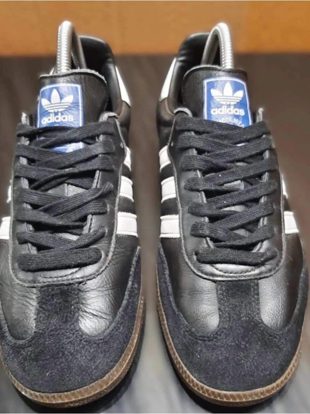 Adidas Samba Originals OG Black White Blue Label Sneakers Shoes B75807 (#2023 ) - Picture 3 of 3